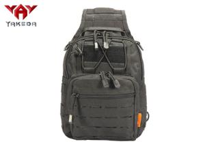 Wholesale Rainproof Laser Cut Outside Hiking Tactical Sling Bag PP Webbing Size 24*17*27.5CM from china suppliers