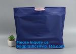 Custom Size Soft Flexi Loop Handle Gold Plastic Shopping Bag Restaurant Takeaway