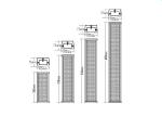 10W To 20W 100V Aluminum Alloy Sound Column Speakers In White Printing