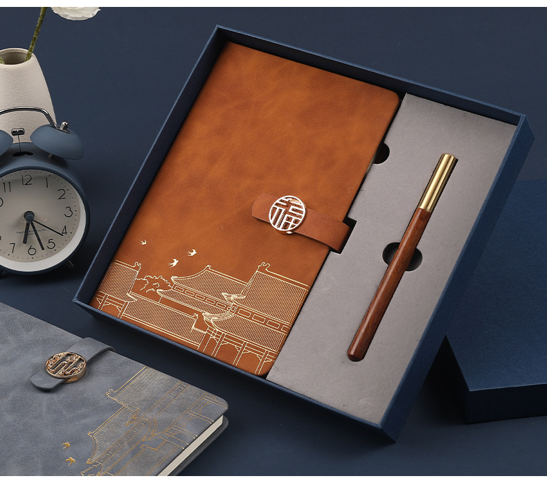 Customized Size A5 Hardcover Diary Journal Notebooks With And Pen Gift Set Custom Size