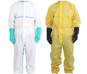 Wholesale Lightweight Breathable Non Woven Coverall For Clinics / Hospitals / Laboratories from china suppliers