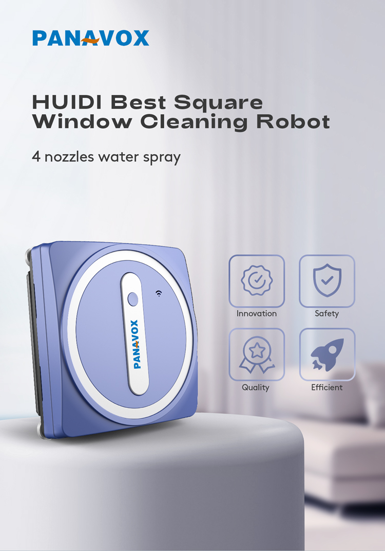 Huidi Home Intelligent Window Cleaning Robot Automatic Remote Control Cleaning Glass Artifact
