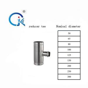Wholesale Nickel White Reducing Tee Pipe Fitting , Forged 304 SS Fittings from china suppliers