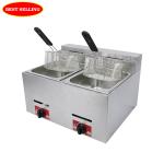 9.2KG LPG/NG Commercial Gas Deep Fryer Countertop Maquinas De Gas Ollas