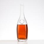 500ml 750ml 1000ml Clear Round Liquor Glass Bottle for Whisky Rum Tequila Vodka