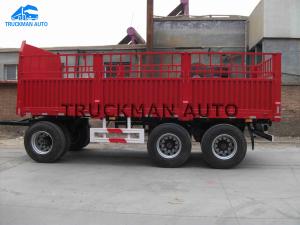 Wholesale Fence Side Wall Full Trailer Truck 40-60 Tons Oversize 7500*2500*3000mm from china suppliers