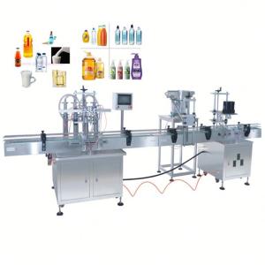 Wholesale Automatic Liquid Filling Packaging Machine 4 Heads Straight Line from china suppliers