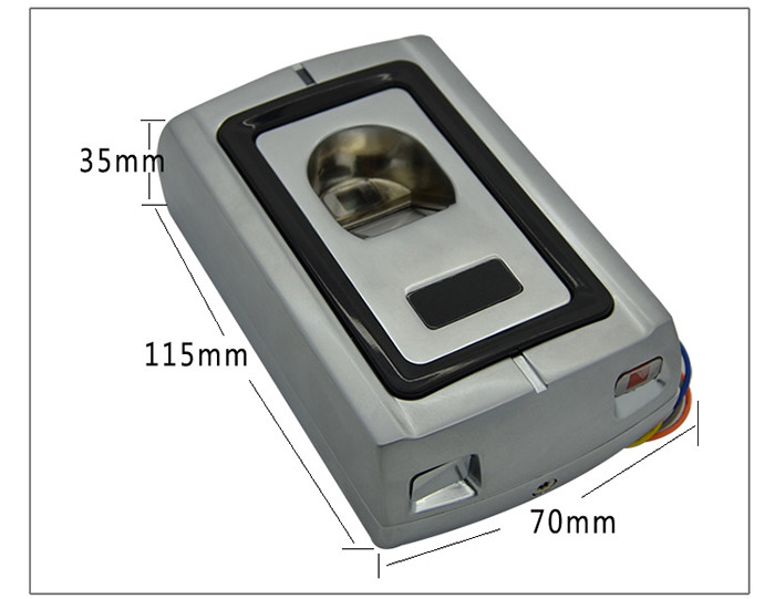 Metal Shell Biometric Access Control System , Door Access Control System