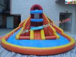 Kids Indoor And Outdoor Inflatable Water Slides Toys With PVC Tarpaulin,