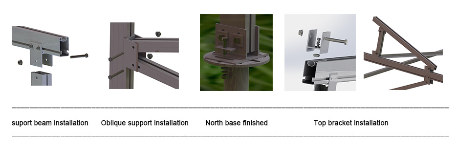 6000mm Agricultural Greenhouses Photovoltaic Mounting System Farm Shed