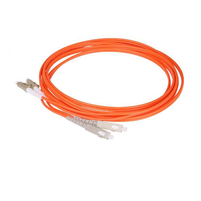 Fiber Optic Patch Cables Duplex 3.0mm PVC SC UPC - SC UPC OM2 Orange
