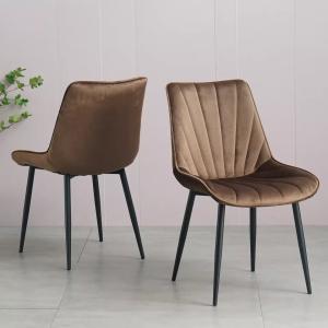 Wholesale Fade Resistance Leather Padded Dining Chairs With Foam Cushion Seat from china suppliers