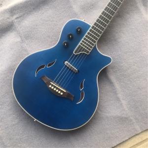 Wholesale Grand factory custom quality six string electric guitar, blue personally welcome your patronage from china suppliers