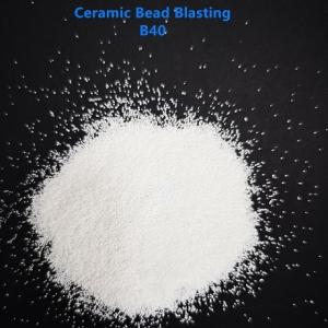 Wholesale Metal Surface Finishing Ceramic Beads Blasting Media B400 High Toughness from china suppliers