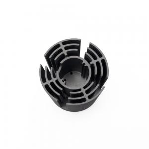 China Round Cold Forging Heat Sink With Sand Blast And Anodizing Grey Surface Treatment on sale