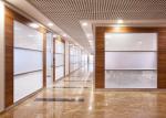 Fast Installation Glass Office Partition Walls Frameless Colorful Frosted Glass