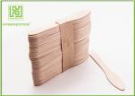 Custom Logo Wooden Popsicle Sticks , Food Grade Ice Cream Wooden Spoons