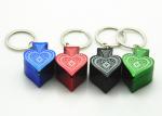 Cute Portable Aluminum Smoking Pipe Key Buckle Style 13*38mm Size