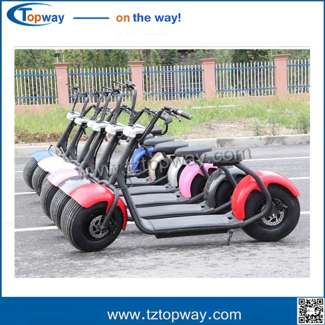 Latest Arrival 2017 Fat Tire E-Scooter 50km Halei E-scooter one/two seat