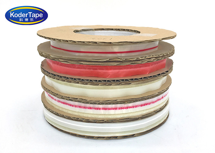 Clear PE Bag Sealing Tape With Customerized Logo Printing For Sealing Of The Plastic Bag Feature: