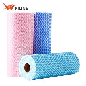 Wholesale Multicolor Disposable Cleaning Cloths Commercial Household Kitchen Towels 80gsm from china suppliers