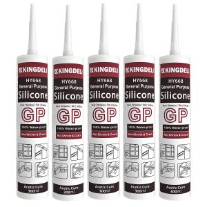 Wholesale Acetic Silicone Glass Glue GP Construction Silicone Adhesive Sealant 300ml from china suppliers