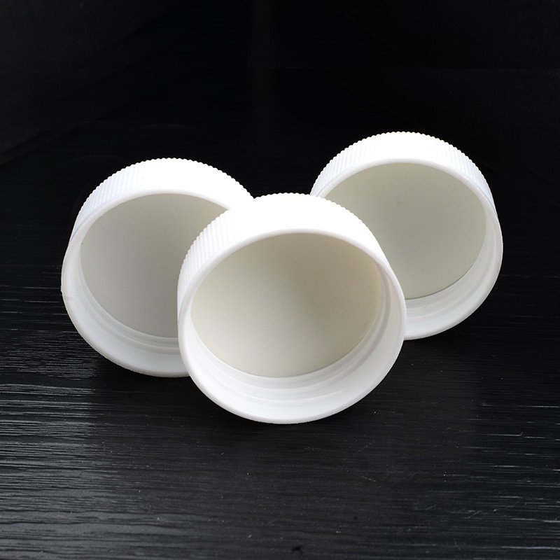 40mm Ribbed Detergent Bottle Plastic Screw Cap Customized Logo