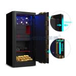 H1280mm Jewelry Box Safe Biometric Fingerprint Lock Watch Winder Safe