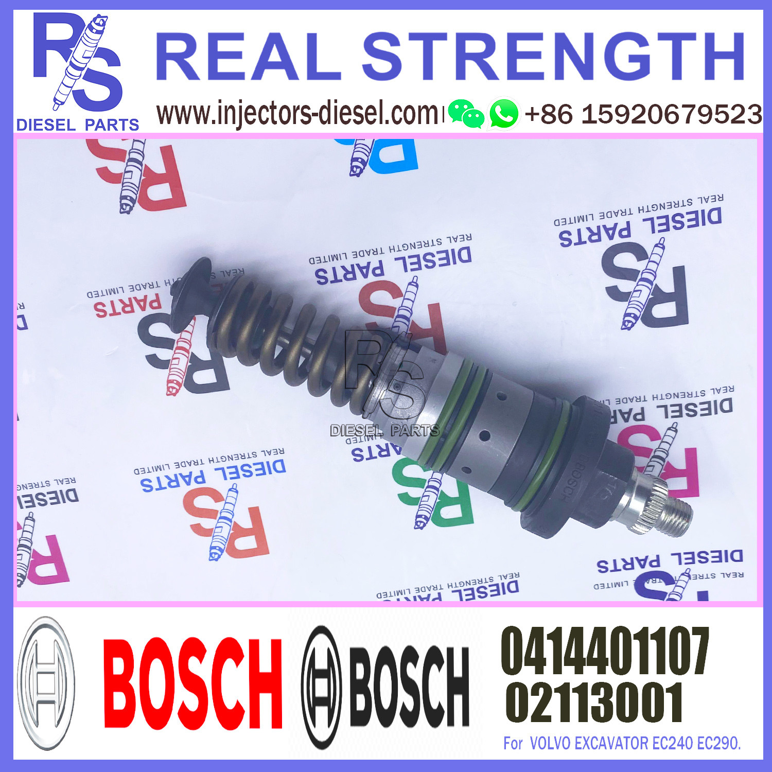 High Pressure Diesel Fuel Injection Unit Pump 0 414 401 107 0414401107 02113001 For Deutz BFM1013