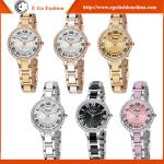 KM18 Hot Fashion Women's Crystal Rhinestone Stainless Steel Analog Quartz Wrist