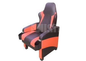 Wholesale USIT Orange Cinema Sofa Recliner , Theater Seating Couch Lift Up Function from china suppliers