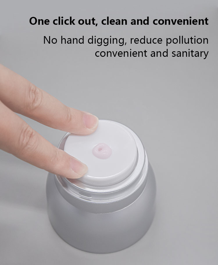 Acrylic Airless Cosmetic Jar Packaging Skincare 30g 50g