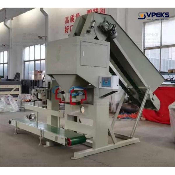 Intelligent Charcoal Packing Machine PLC Control Coal Bagging Machine Weighing 2-25KG