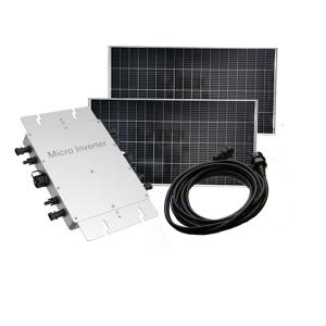 China 2400 Watt 160VAC Household Smart Micro Inverter Grid Connected Hybrid Inverter on sale