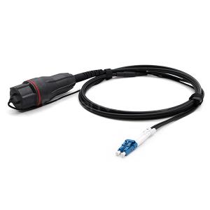 Wholesale FTTA FullAXS to LC UPC Patch Cord 2 Cores 9/125 OS2 TPU Jacket from china suppliers