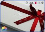 Ribbon Bowknot Paper Medium Gift Box Silver Foil Hot Stamping