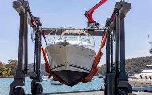Wholesale Yacht Handing Hoisting Boat Yacht Marine Crane Travel Lift from china suppliers