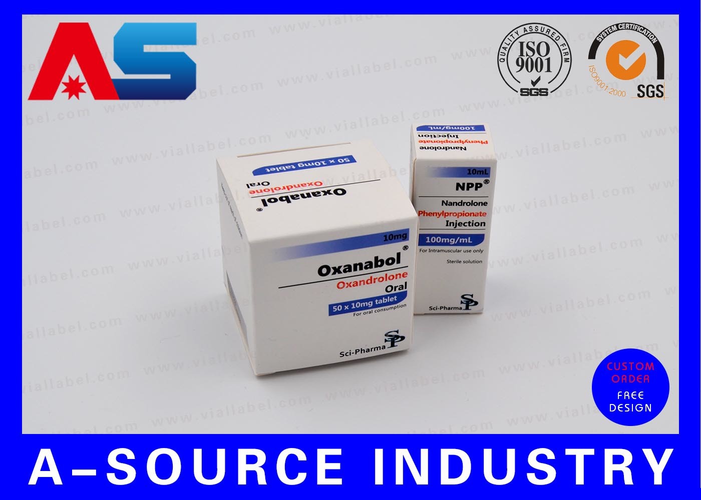 Gold Foil Embossing 10ml Vial Boxes With Pharma Packaging Design For Injection Bottles