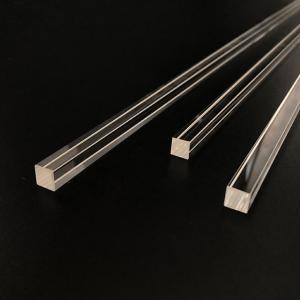 Wholesale Optical Fused Silica Rods End Face Polishing Square Quartz Rod from china suppliers