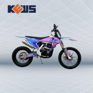 Wholesale Kews Four Stroke Motocross 300CC 4 Stroke Dirt Bike Blue Sticker Trail Bikes from china suppliers