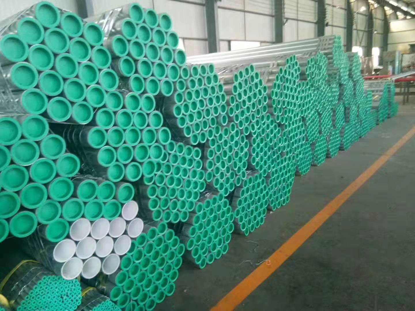 Flame Retardant Plastic Coated Q235 Steel Pipe For Mining Industry