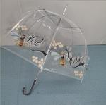 TUV Automatic Open Clear POE Kids Compact Umbrella 100cm