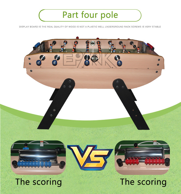 Football Table Manufacturer high quality wooden soccer hand football game table soccer
