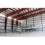 Prefabricated Large Span Insulated Metal Frame Aircraft Plane Hangar with