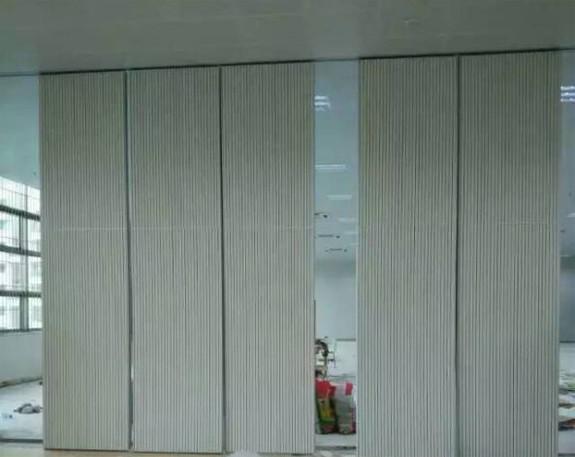 Multi Color Wooden Hanging Partition Wall / Acoustic Sliding Folding Room
