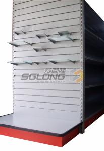 Wholesale Slatwall Shelf Slot Supermarket Display Stands , Supermarket Display Shelving from china suppliers