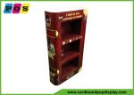 Point Of Purchase Cardboard Product Display Stands With Books Printing Shape