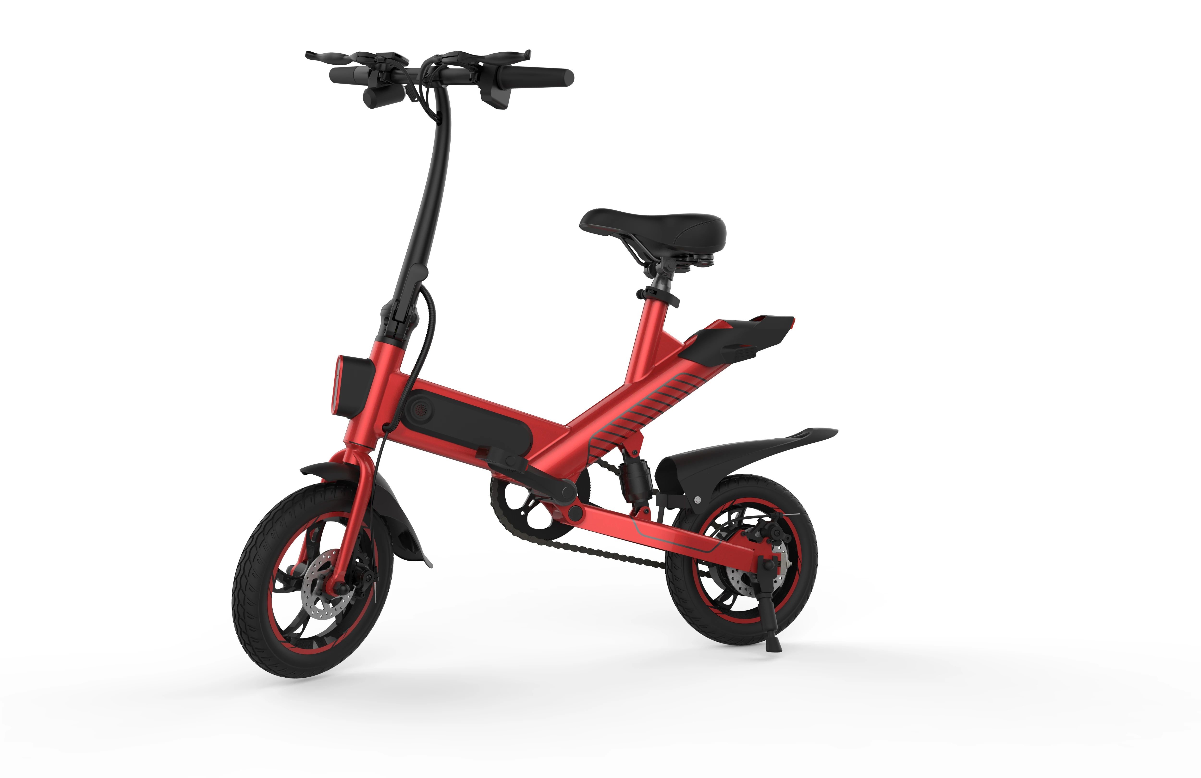 Disc Brake System Foldable Electric Bike Easy Storage