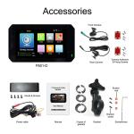 Wireless CarPlay Motorcycle Navigator 5-Inch Touch Screen for Driving and