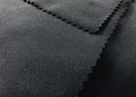 160cm Elastic Underwear Lining Fabric Black 200GSM 85% Polyester Knitting